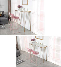 DFREW Sgabelli Moderna Sedia con Velluto Imbottito Schienale | 60 / 75Cm Sgabello Alto Pranza Le Sedie da Cucina | Pub | Colazione Sgabello in Metallo Carico Massimo 150Kg (Colore Rosa),B,65 cm