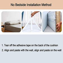 WENZHE Cuscino Testiera Letto Cuscini Lettura Capezzale, Anti Collisione Imbottitura in Vita, Spessore 10cm, Usato per Camera Letto Decorazione, Personalizzabile