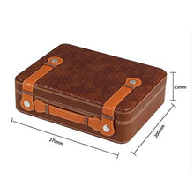 ZLMMY Portable Cigar Humidor Valigia - Cedro e Pelle Cigar Storage Box Sealed Design Desktop Cigar Humidor