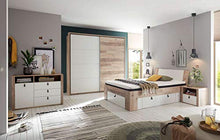 AVANTI TRENDSTORE - Carli - Arredamento per Camera da Letto, in Legno Laminato di Colore Marrone Chiaro/Bianco (Old Style) (Armadio)