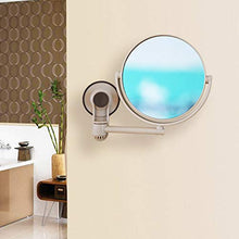 Shumo Specchio Da Bagno Specchio Cosmetico Ingrandimento 1X / 3X Ventosa Specchio Da Trucco Regolabile Specchio Da Bagno un Doppia Faccia