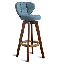 Sgabelli Da Bar Sedia moderna moderna di legno del lino per il ristorante della prima colazione Sedia della barra di cena del caffè di legno Adatto Per Bancone Caffetteria ( Color : Beige , Size : A )