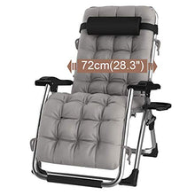 SHUAIIJUAN Sedia per il tempo libero domestico Sedia da giardino Zero Gravity sedile reclinabile for relax reclinabili Sdraio Sedie esterna Patio estraibile regolabile Poggiatesta 330lbs Capacità - Gr