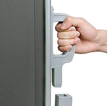 ybaymy Tenda da sole laterale, tenda da sole, tenda da sole laterale, estensibile, protezione dal vento, resistente ai raggi UV, per terrazze, balconi, giardini e parchi da gioco, 160 x 300 cm