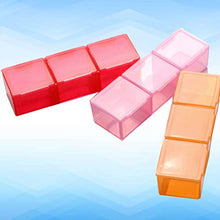 DOITOOL - Contenitore per pillole da viaggio, 1 pezzo, 21 griglie, porta pillole, in plastica, porta gioielli, decorazione per la casa