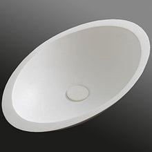 Lavabo da appoggio TWA05 di colata minerale (Pure Acrylic) - Lucido - 60,5 x 38 x 14,5 cm, Piletta Pop-up:Con piletta Pop-up, Coperchio piletta supplementare:senza coperchio supplementare