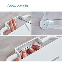 LYLSXY Sgabelli da Bagno, Doccia Pieghevole Sedile da Bagno da Bagno per Vasca da Bagno Sgabello da Bagno Sgabello, con Gambe Di Supporto, Carico Di 350 Libbre (Bianco, Giallo),Bianca