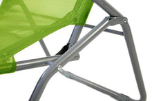 AVANTI TRENDSTORE - Promo - Sdraio da Giardino, Pieghevole, in Metallo e plastica con Rivestimento in Rete Traspirante, Dimensioni Lap 167x90x59 cm (Verde Chiaro)