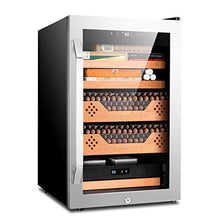 Armadio per Sigari Elettronico Intelligente Umidificatore per Sigari A Temperatura E umidità Costanti Ripiano in Legno di Cedro Sistema di Controllo Intelligente