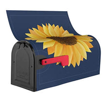 Copertura magnetica per cassetta postale con motivo girasole, design unico, per giardino, cortile, dimensioni standard, 53 x 45 cm