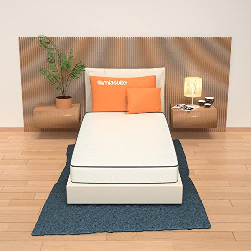 miasuite i sogni italiani Materasso per Culla in WATERFOAM 60X125 Alto 10 CM Poliuretano ESPANSO Ortopedico