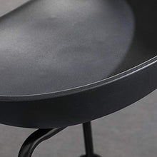 XuQinQin Sgabello da Bar Semplice Nordico Sgabello da Bar in plastica con Schienale Alto Stringen Home Cucina Bar sgabelli con poggiapiedi Pub Sedia sgabelli da Bar (Size : 75)