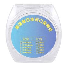Strumento di separazione dello schermo da 2 pezzi 100 metri filo di molibdeno filo d'oro, separatore linea di taglio LCD per iPhone filo da taglio 100 m(0.03MM)