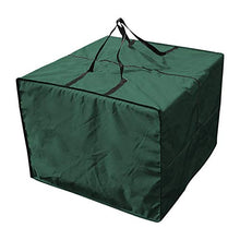 Borsa portaoggetti per mobili da esterno, custodia protettiva per cuscino Oxford 210D impermeabile, borsa portaoggetti quadrata per mobili da esterno per esterni con cerniera e maniglie, 81x81x61cm