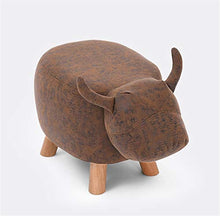 Mobili per la casa e Giardino Simpatico Pouf Imbottito, Pouf ottomano Imbottito per Bambini Gomma Pelle Scamosciata Pouf Pouf Sgabello poggiapiedi Ottomani da Cucina (Colore : A)