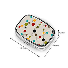 Scatola quadrata per pillole medicinali bastoni e bollicine moda organizzatore pillola da viaggio dispenser per vitamine integratori