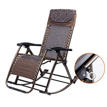 Sywlwxkq Sedia Relax da Ufficio con Balcone Sedie a Dondolo da Giardino da Esterno per Adulti Relax Comfort | Lettino da Giardino con poggiapiedi Regolabile e Schienale reclinabile | Sedia