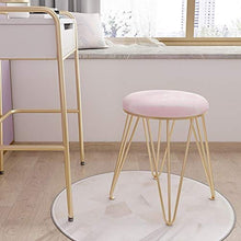 X.Home.Bar stool Trucco delle Famiglie Sgabello, Soggiorno Divano Sgabello Porta d'ingresso del Pattino Modifica Sgabello di Bellezza Sgabello (Color : White)