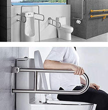 Maniglioni da Bagno WC a Forma di U braccioli, in Acciaio Inox bracciolo Maniglia, Incinta di Donne e Bambini, Antiscivolo Sicurezza e stabilità Accessori da Bagno
