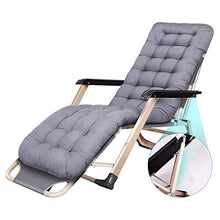 Sywlwxkq Zero Gravity Lettini Prendisole Patio Giardino Sedia Pieghevole Regolabile Reclinabile Spiaggia Campeggio Sdraio da Esterno Supporta 200 kg Grigio