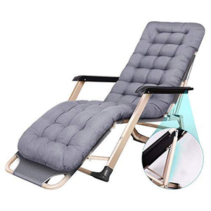 Sywlwxkq Zero Gravity Lettini Prendisole Patio Giardino Sedia Pieghevole Regolabile Reclinabile Spiaggia Campeggio Sdraio da Esterno Supporta 200 kg Grigio