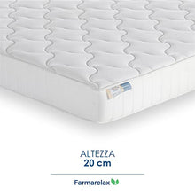 Farmarelax Materasso Memory Singolo 80x190, Altezza 20 cm, Made in Italy, Ortopedico, Alleviamento dei punti di pressione, Anallergico e Antiacaro, Top Soft Memory
