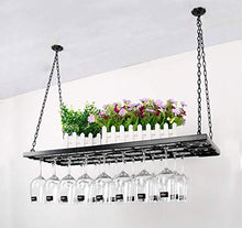 PZW Bancone Bar Bancone Bar Portabottiglie Ristorante Casalinghi Bicchieri da Vino Portabottiglie Retro Iron Art Portabottiglie60 * 31 centimetri