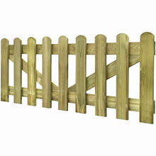 BIGTO - Cancello da giardino in legno di pino impregnato FSC