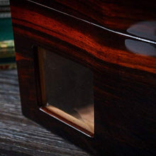 ZYING Cedar Cigar Humidor, Pelle Cigar Box con igrometro e Portatile Viaggi umidificatore Cigar Humidor Contiene 80-120 Sigari