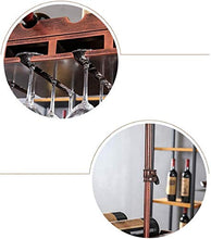 PZW Cremagliera Del Vino Semplice e Creativa/Portabicchieri Appesi per Vino Rosso/Portabicchieri Appesi Invertiti/Barra Principale Creativa/Portabicchieri Appesi per Portabottiglie