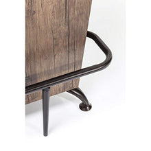 Kare Design - Mobile Bar Lady Rock, Noce