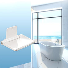 TLMYDD Bagno Pieghevole Sgabello Doccia Bagno Portico cambiando Scarpe Porta Indossare Scarpe Bagno Bagno Appeso a Parete Sgabello da Bagno