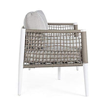Bizzotto Divano 2 Posti Calypso Bianco con Cuscini cod.0662672