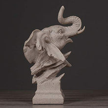 Bradoner - Elefante contratto Vive In Vino Arca Ornamento Salotto TV Arca Camera da Letto 19* H30.5CM