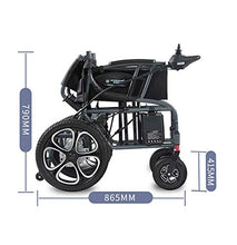 FTFTO Accessori per la casa Anziani Disabili Pieghevole Portatile Travel Powerchair Aiuto per la Mobilità in Sedia a rotelle elettrica 6Mph