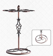 LXH-SH Cremagliera del Vino Titolare Nana Vino Calici Hanger, Elegante Iron & Wine Cup Stendino Vino Calici Stand con 6 Ganci 17x24x32cm scaffali Vino contatore