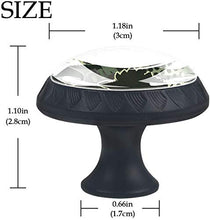 Dinosauri in mimetica Pomelli per Porta Set di 4 Pomelli per Mobili Manopole per Cassetti Cucina Armadio Vetro