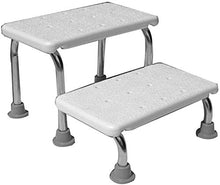 Sgabello da doccia Bagno sgabello Scala in acciaio inox 2-tier piede sgabello da bagno Sgabello Bagno 2-step Passo Seduto sgabello bianco sgabello scala portatile doccia Sgabello leggero Vasca da banc