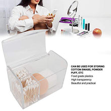 Jadeshay Scatola portaoggetti Scatola portaoggetti in Cotone Trasparente Trucco in Polvere Trucco Contenitore per Strumenti Cosmetici