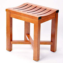 Bagno per impieghi gravosi Sgabello da Bagno in Legno Sgabello da Bagno Sgabello da Doccia Sedile Antiscivolo Stabile Uso Massimo Peso 250Kg 0109