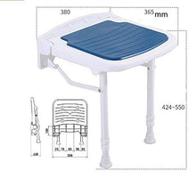 Z-SEAT Sgabello Pieghevole da Bagno Sgabello da Seduta Sedia da Parete Sgabello da Doccia Sedia Pieghevole Sedia da Parete Scarpe Sgabello Sgabello Antiscivolo 38x36,5x42,5
