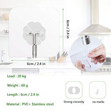 30Pezzi Ganci Adesivi,Trasparenti Gancio Autoadesivo Gancio Adesivo Bagno Ganci Portasciugamani Ganci da Parete per Bagno Cucina per Appendere Asciugamani,Vestiti,Chiavi,Cappelli etc(10kg Max)