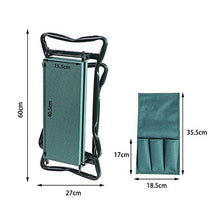 Panca Per Ginocchia Per Giardinaggio Sgabello Da Giardino Pieghevole Cuscino Per Ginocchia Sedile Pieghevole Pieghevole Panca Da Giardino Panca Per Ginocchia Con Tasca Organizer-Banc Genoux avec Poche