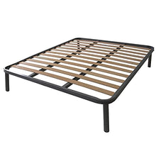 SomnusSana Rete a doghe in legno per Letto cm 140x200 cm 4 Piedi H35 in ferro Francese