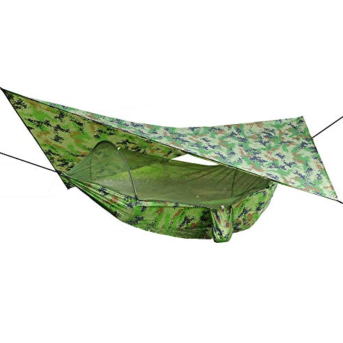Amaca Tenda Amaca Da Esterno Con Rete Pop-up Con Tenda Da Sole Impermeabile Set Amaca Automatica Senza Zanzare Ad Apertura Rapida Portatile