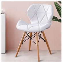 HongTeng Divani Creative Single Single Sedia Lazy Sofa Computer Sedia da Ufficio Cucina Casa Cucina Confortevole Sedia Solida Quattro Colori 48 × 47 cm (Color : White)