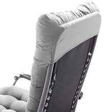 Cuscini per Chaise Longue, Imbottitura con Rivestimento Antiscivolo, Cuscini per mobili da Giardino reclinabili Portatili, durevoli, Spessi, Comodi.