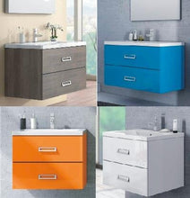 Bagno Italia Mobile Arredo Bagno 70 cm in 22 colori bianco rovere noce sospeso Mobili I