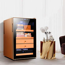 Armadio Per Sigari Armadio Per Sigari In Legno Di Cedro Nudo A Temperatura E Umidità Costanti Armadio Idratante Armadio Per Vino Refrigerato Per Uso Domestico ( Color : Brown , Size : 45*52.5*72.5cm )