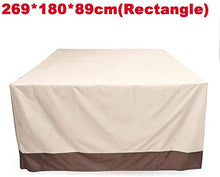 N / A 18 Altezza mobili da Giardino Cortile-Giardino Tavolo da Giardino Impermeabile della Copertura Protettiva di Caso Set per Le coperture mobili da Giardino Pioggia, 126x126x74cm